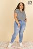 Immagine di PLUS SIZE RIPPED PULL UP STRETCH JEANS ULTRA COMFORT